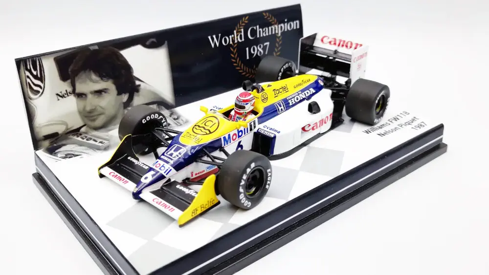 【美品】F1ミニカー　ウィリアムズ・ホンダ　FW11   ピケ 1986年