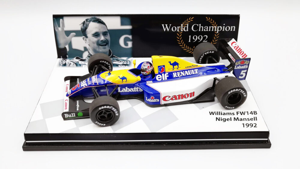 1992年チャンピオン N.マンセル | F1ミニカーあれこれ