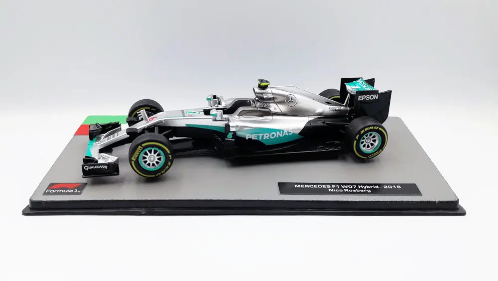 デアゴF1 第065号 メルセデスW07 N.ロズベルグ | F1ミニカーあれこれ