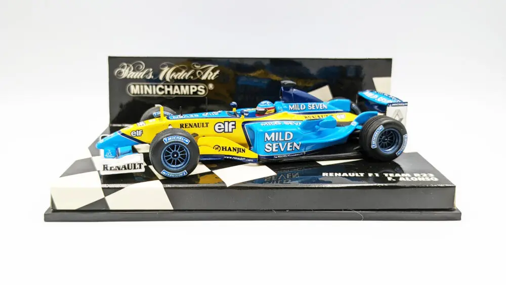 1/43 ルノー F1 R23日本GP u0026 R25 フランスGP F.アロンソ - ミニカー