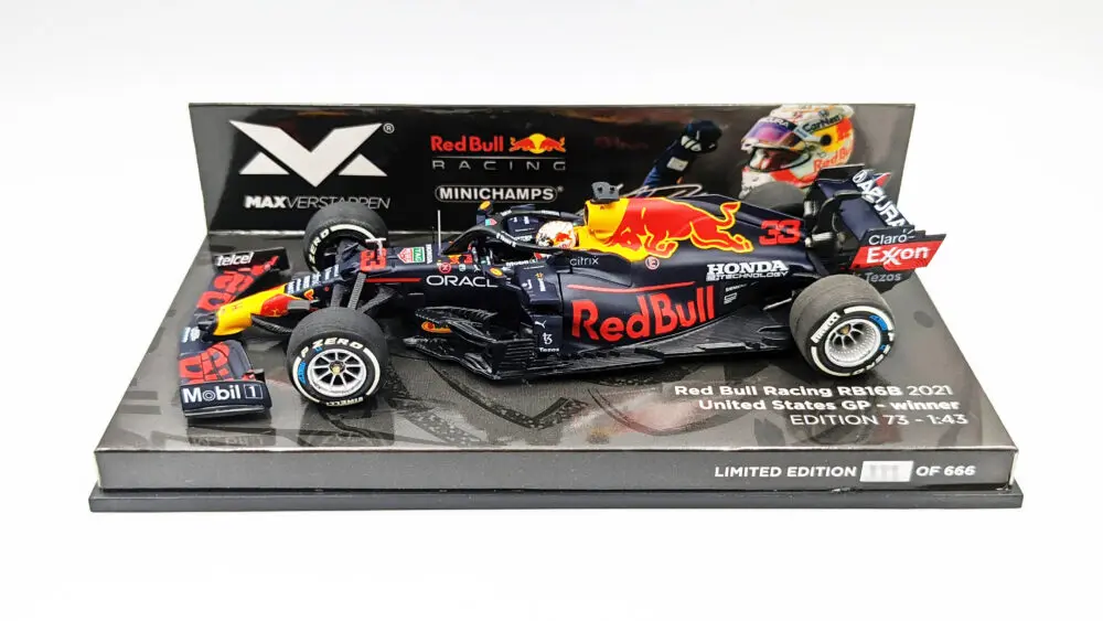 大きい割引 ホンダ レッドブル 1/43 PMA RB16B USAGP フェルスタッペン