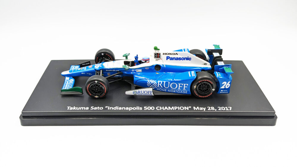 HONDA佐藤琢磨 2017 INDY500優勝記念 モデルカー 1/18 HONDA ② - ミニカー